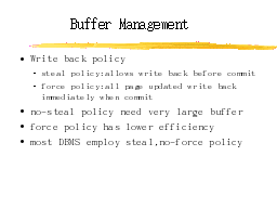 Buffer Management